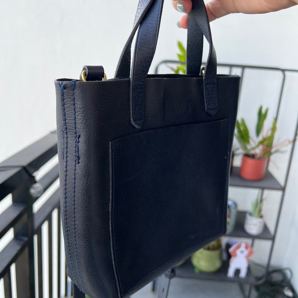 Madewell Dark Blue Leather Crossbody Bag - Picture 4 of 7